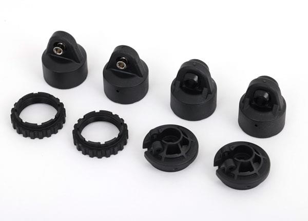 Traxxas Shock caps GT-Maxx shocks (2)/ spring perch/ adjusters (2) (for 2 shocks) (for Sledge)