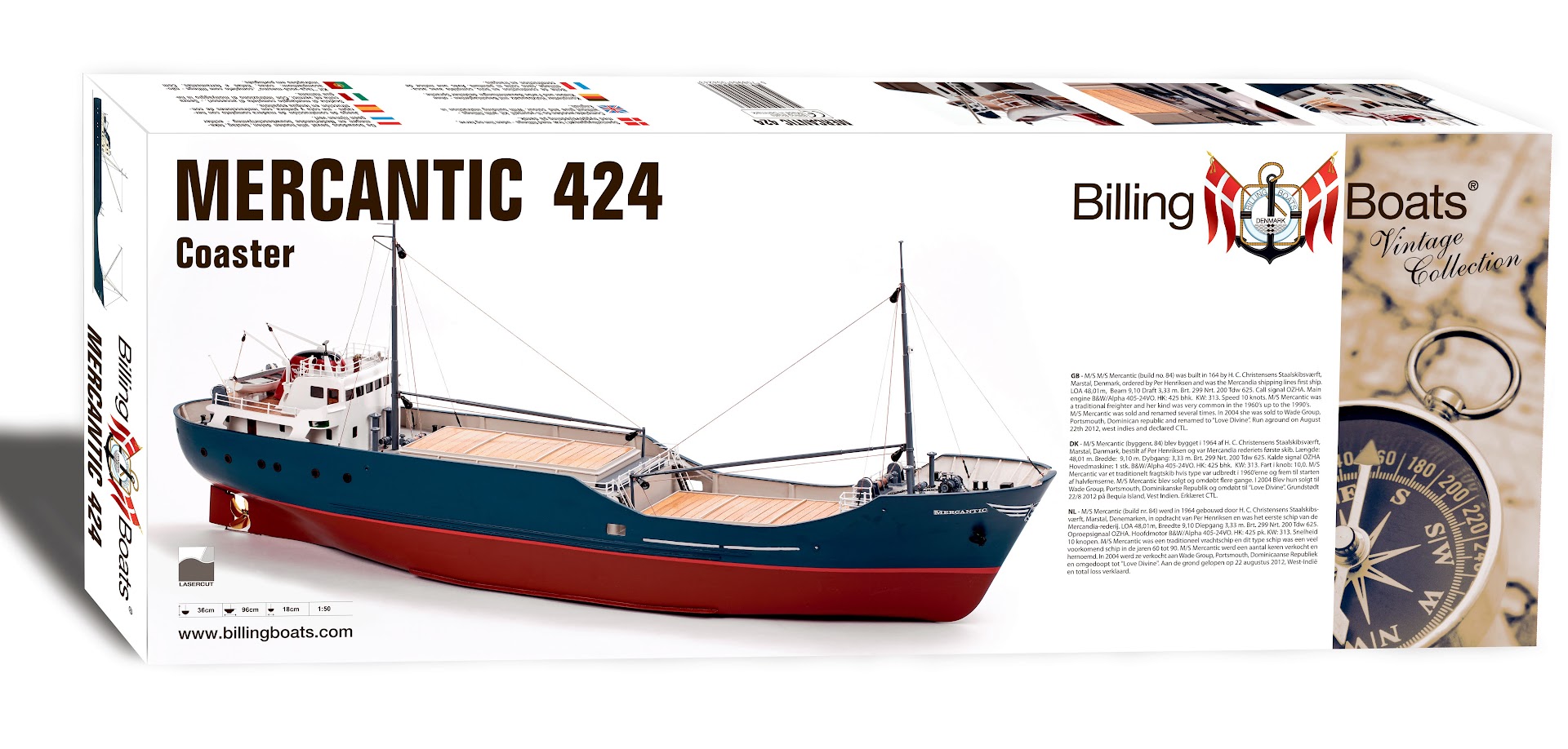 Billing Boats Mercantic Coaster kit 1/50