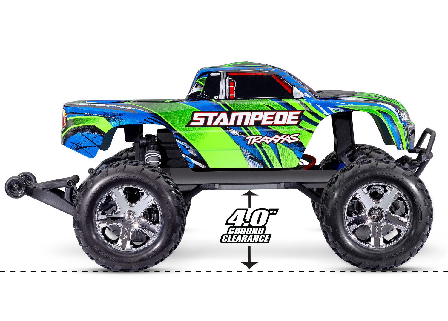 Traxxas Stampede HD TQ 2.4GHz RTR 2WD Monster Truck 1/10 Red