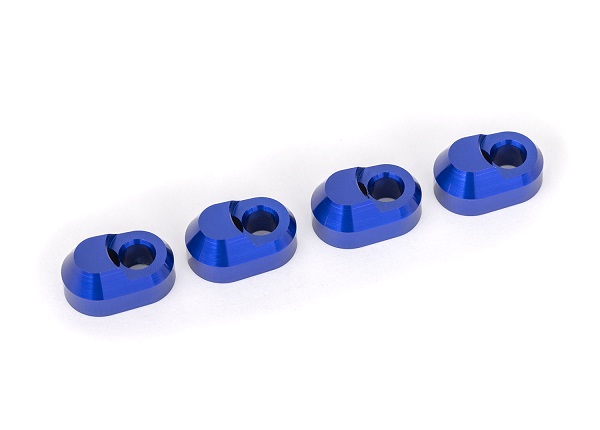 Traxxas Aluminum Suspension Pin Retainers Blue (4)