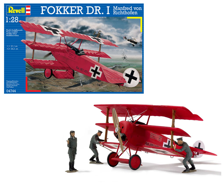 Revell Fokker DR. I Manfred von Richthofen 1/28