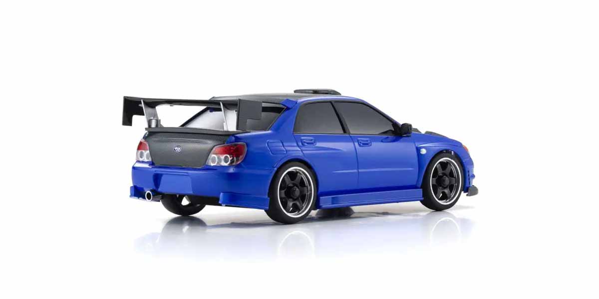 Kyosho Mini-Z AWD Subaru Impreza WRX Aero Kit Blue (MA020/KT531P) Drift Pack 1/28