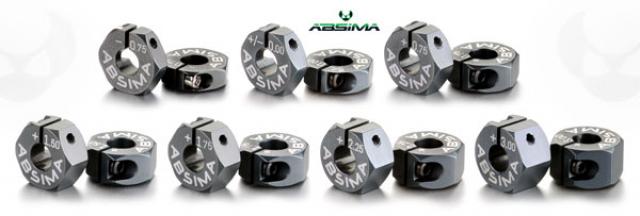 Absima Offset 0mm Aluminium T6 Wielmeenemers 12mm (2)