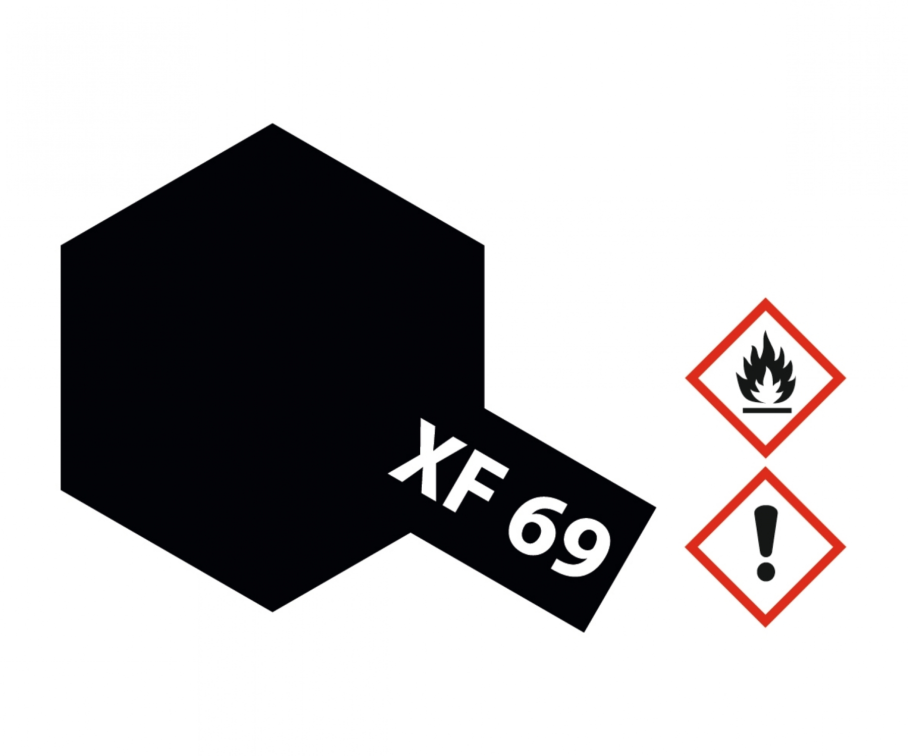 XF69 Potje Nato Black flat 23ml Tamiya