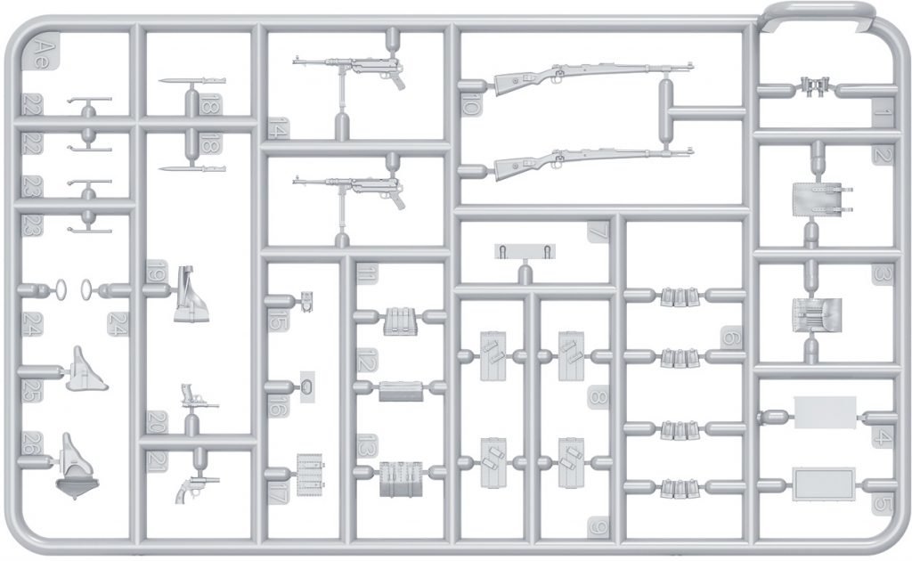 MiniArt German Infantry Weapons & Equipment WWII 1/35