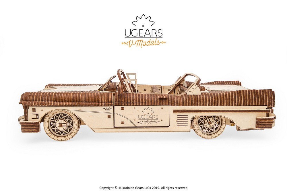 U-Gears Dream Cabriolet VM-05 mechanisch houten bouwpakket