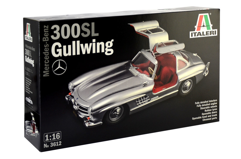 Italeri Mercedes-Benz 300SL Gullwing 1/16