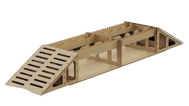 Absima Mini Crawler Obstacle Plank Bridge for 1/18 & 1/24