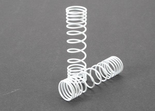 Traxxas Springs rear (white) (progressive rate) (2)