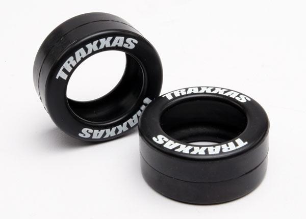 Traxxas Tires rubber (2) (fits Traxxas Aloy wheelie bar wheels)