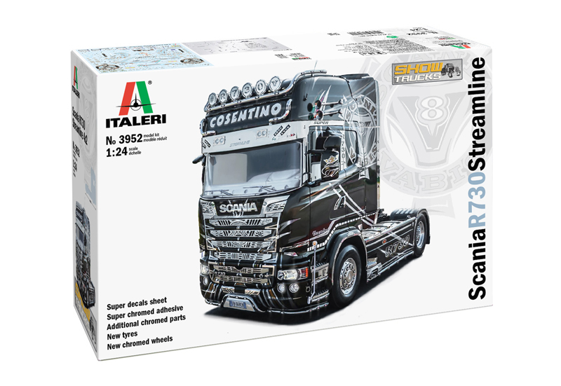Italeri Scania R730 Streamline 4x2 Consentino 1/24