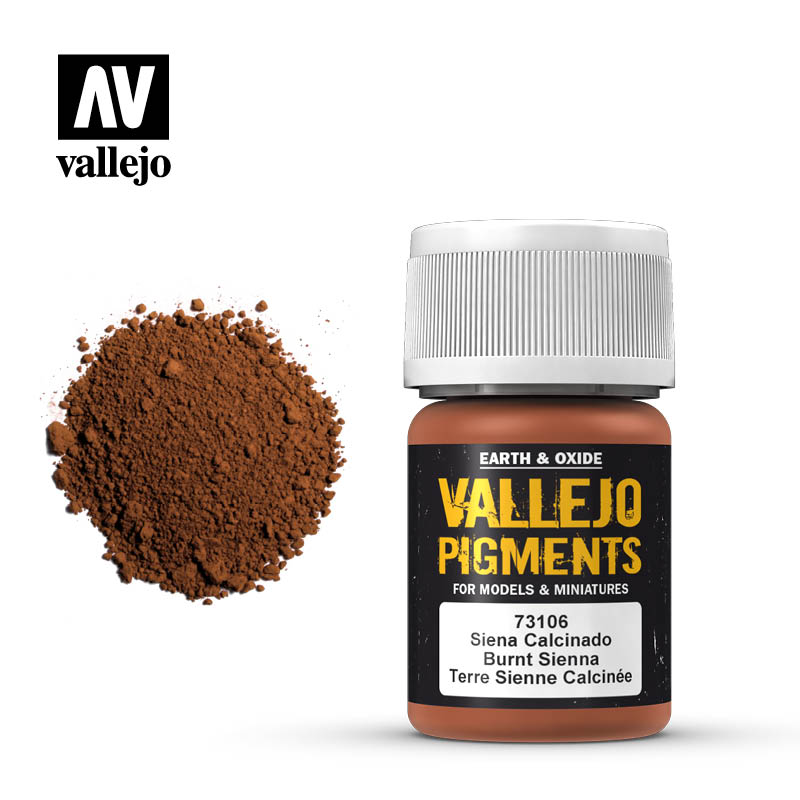 Vallejo Pigment Burnt Sienna 35ml