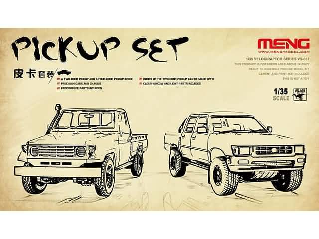 MENG Pick Up Set Velociraptor Series 1/35