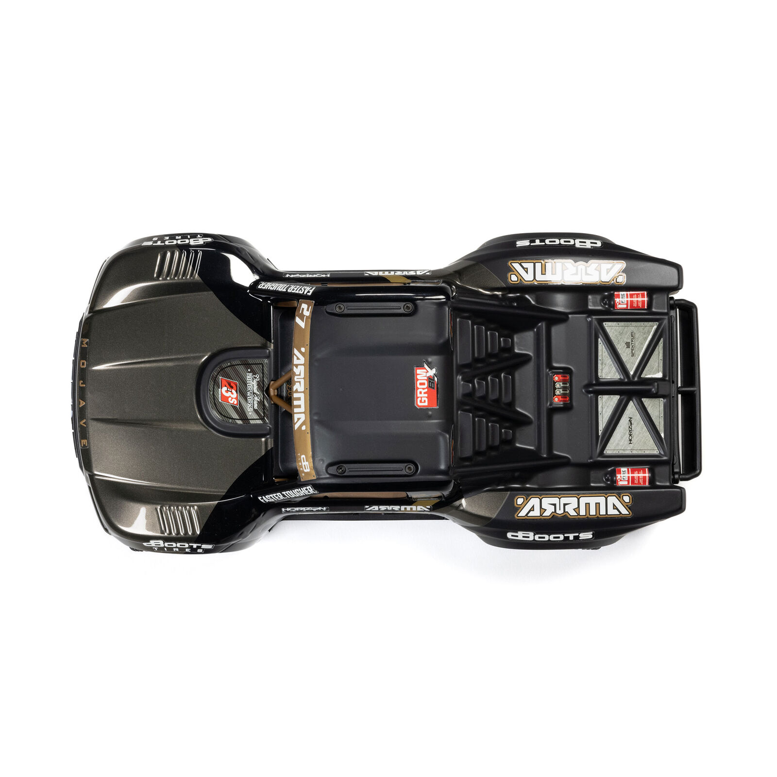Arrma MOJAVE GROM 223S DSC 4X4 RTR Brushless Desert Truck, Black 1/16