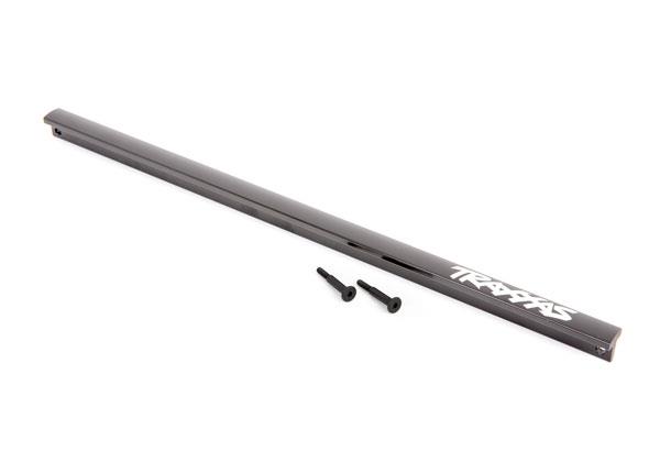 Traxxas Chassis brace (T-Bar) 6061-T6 aluminum (gray-anodized)/ 3x16 SS (2)