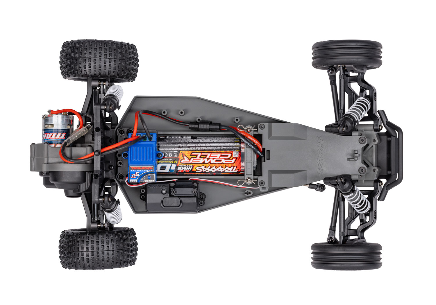 Traxxas Bandit TQ 2.4GHz met Accu & USB-C Lader RTR 2WD HD Extreme Sports Buggy 1/10 Red X