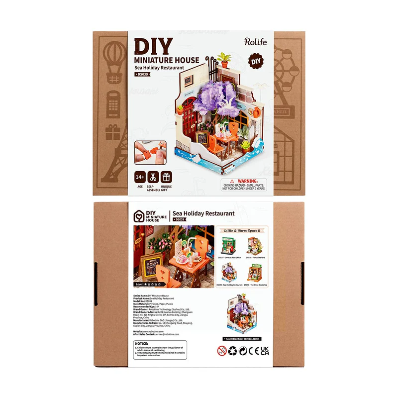 Rolife Sea Holiday Restaurant DIY miniatuurhuis 1/28