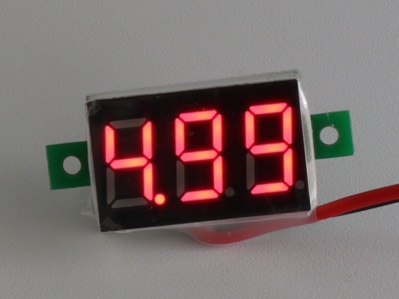 Pichler Mini Digitale Voltmeter 3..30 Volt (BEC Stekker)