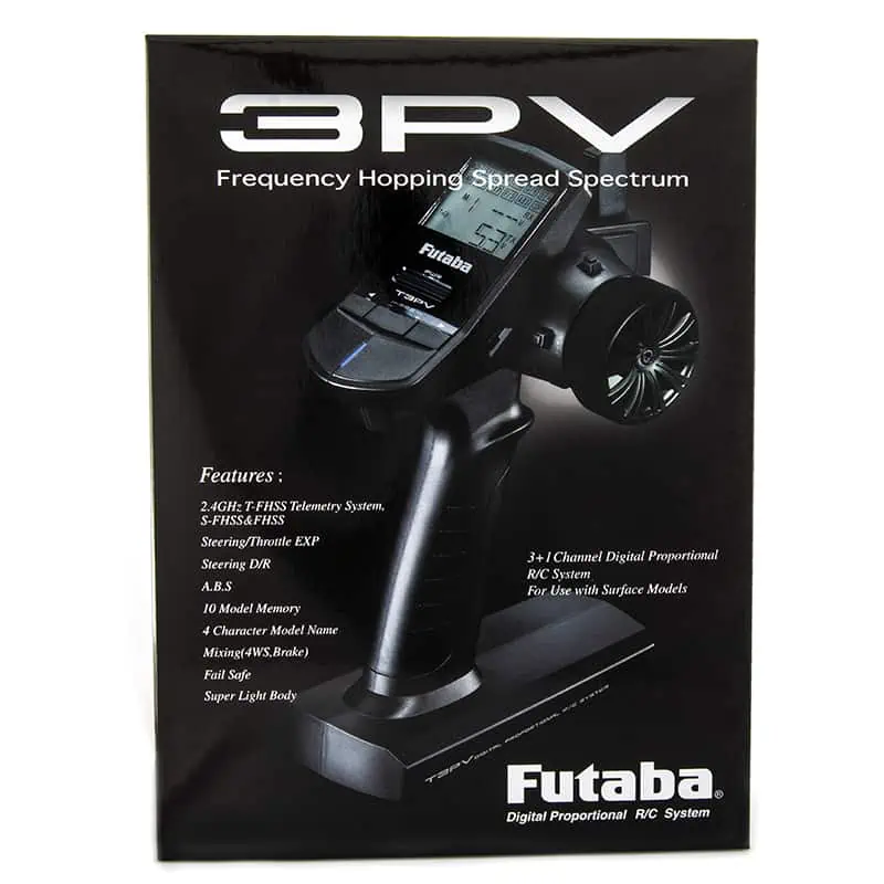 Futaba 3PV 2.4GHz 3 Kanaals Afstandsbediening met R203GF Ontvanger
