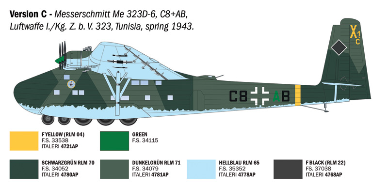 Italeri Messerschmitt Me 323 Gigant 1/72
