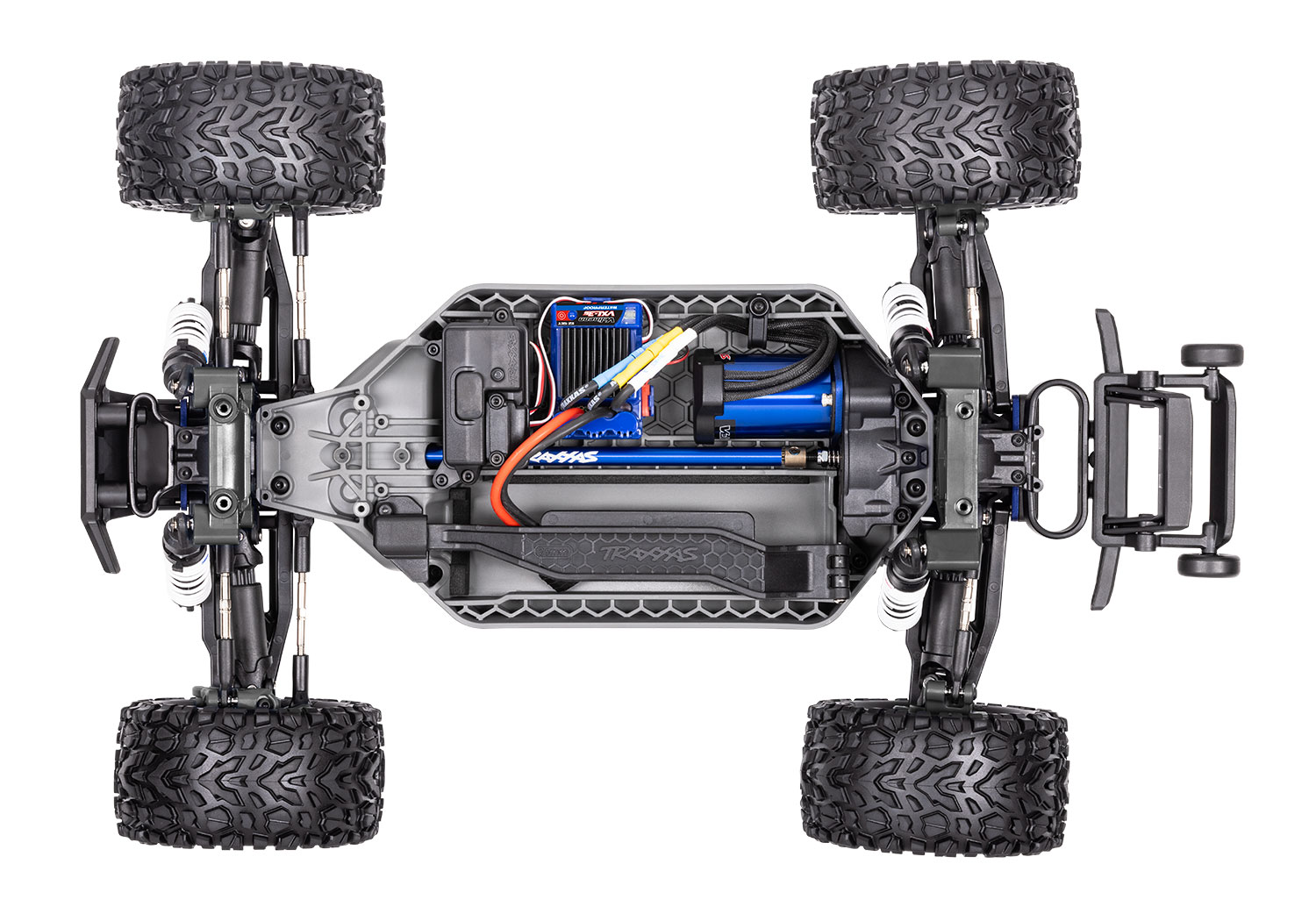 Traxxas Rustler 4X4 VXL HD TQi TSM 1/10 Scale High-Performance Brushless Stadium Truck Orange