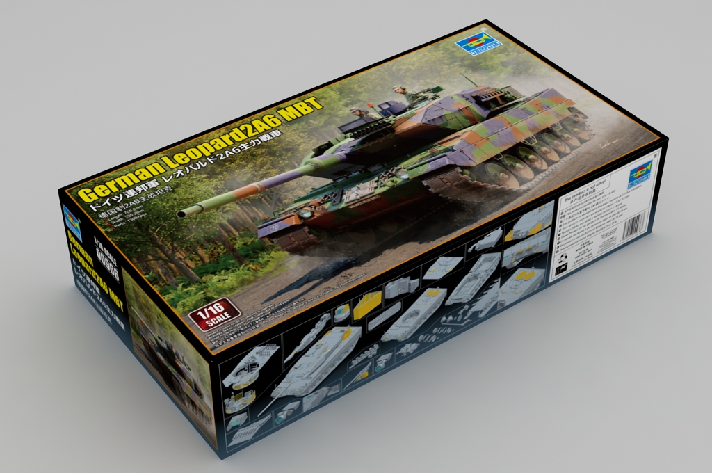 Trumpeter German Leopard 2A6 MBT 1/16