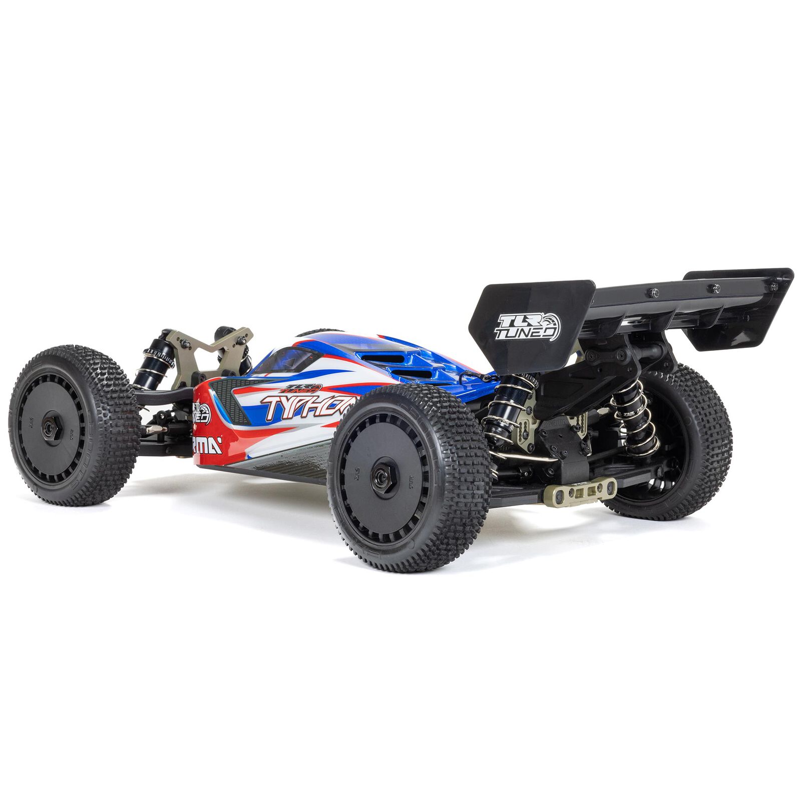 Arrma TLR Tuned TYPHON 6S 4WD BLX RTR, Red/Blue Buggy 1/8
