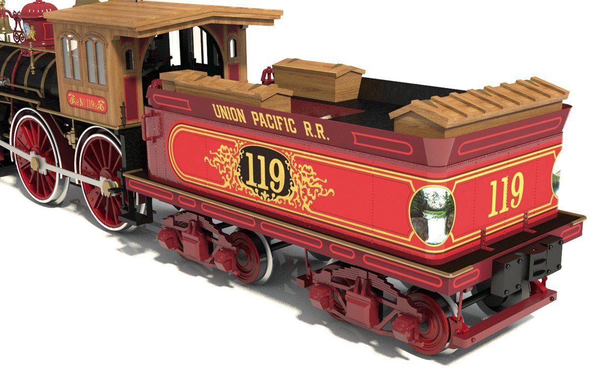 Occre Rogers 119 Wooden Train Kit 1/32