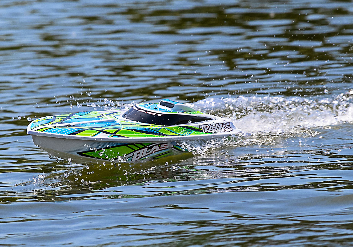 Traxxas Blast High Performance Boat TQ (incl. battery/charger) Green