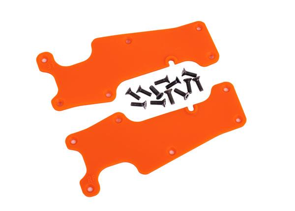 Traxxas Suspension Arm Covers Orange Front for Sledge (left and right)/ 2.5x8 CCS (12)