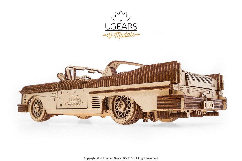 U-Gears Dream Cabriolet VM-05 mechanisch houten bouwpakket