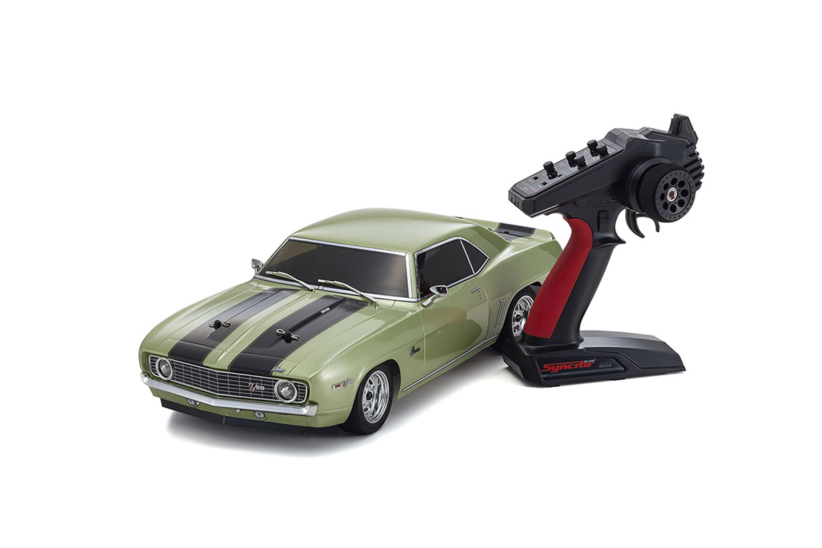 Kyosho FAZER MK2 Chevy Camaro Z28 1969 Frost Green Readyset 1/10