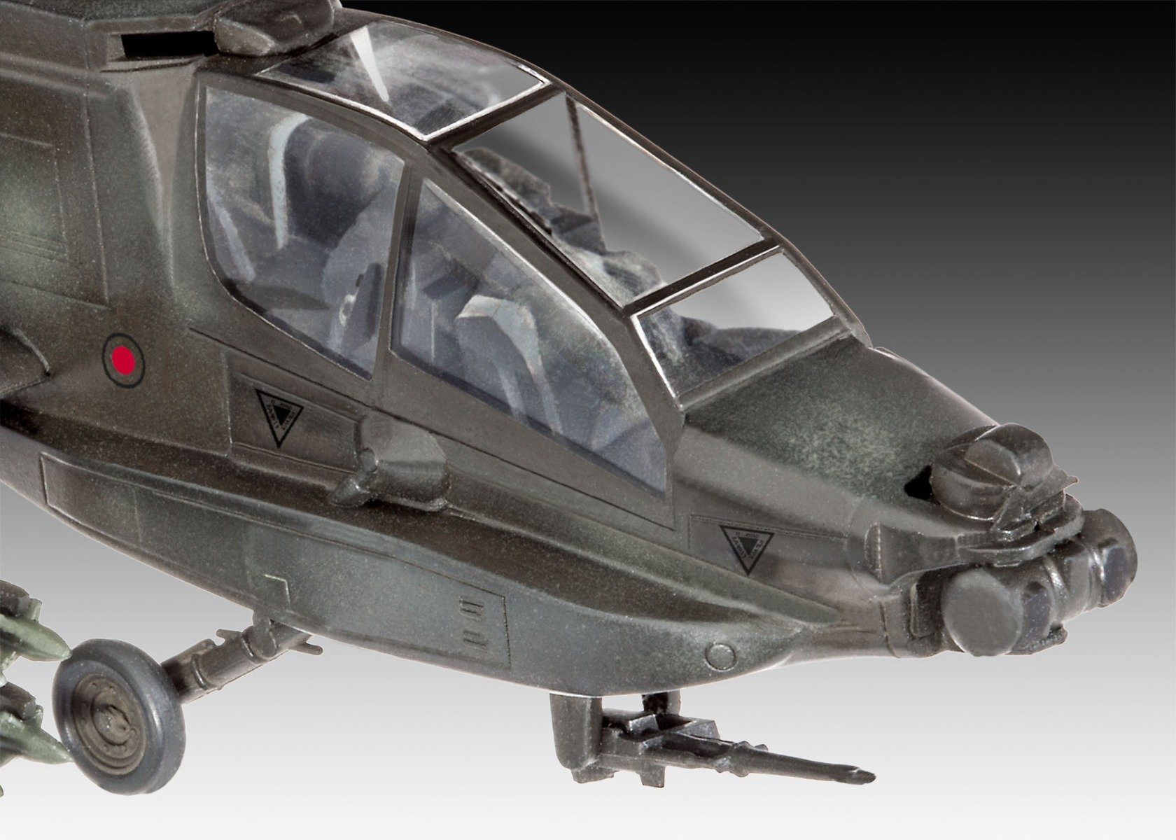 Revell AH-64A Apache Helicopter 1/100