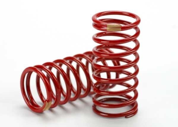 Traxxas Spring shock (red) (GTR) (2.6 rate yellow) (1 pair)