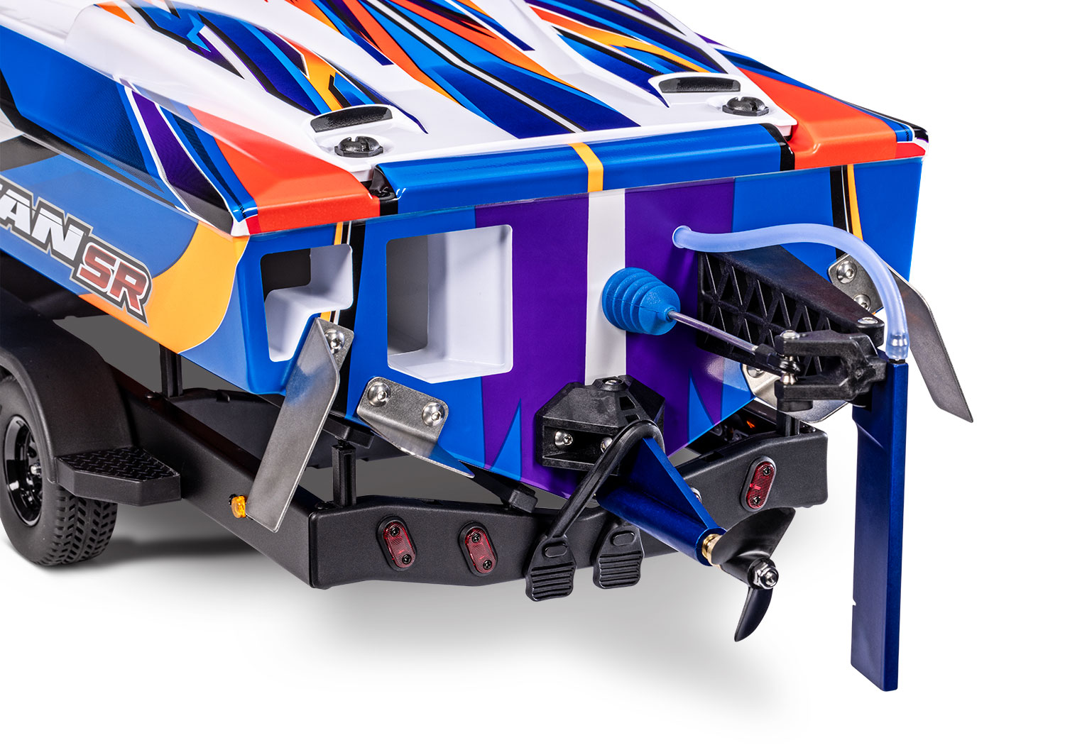 Traxxas Spartan SR36 Brushless Race Boat TQi TSM RED