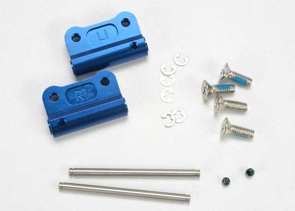 Traxxas Mounts, susp arm, machined aluminum (R) (+/-1) degree