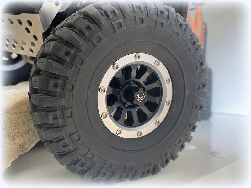 Absima Wielnaaf Zwart M4 met Bevestigingstool