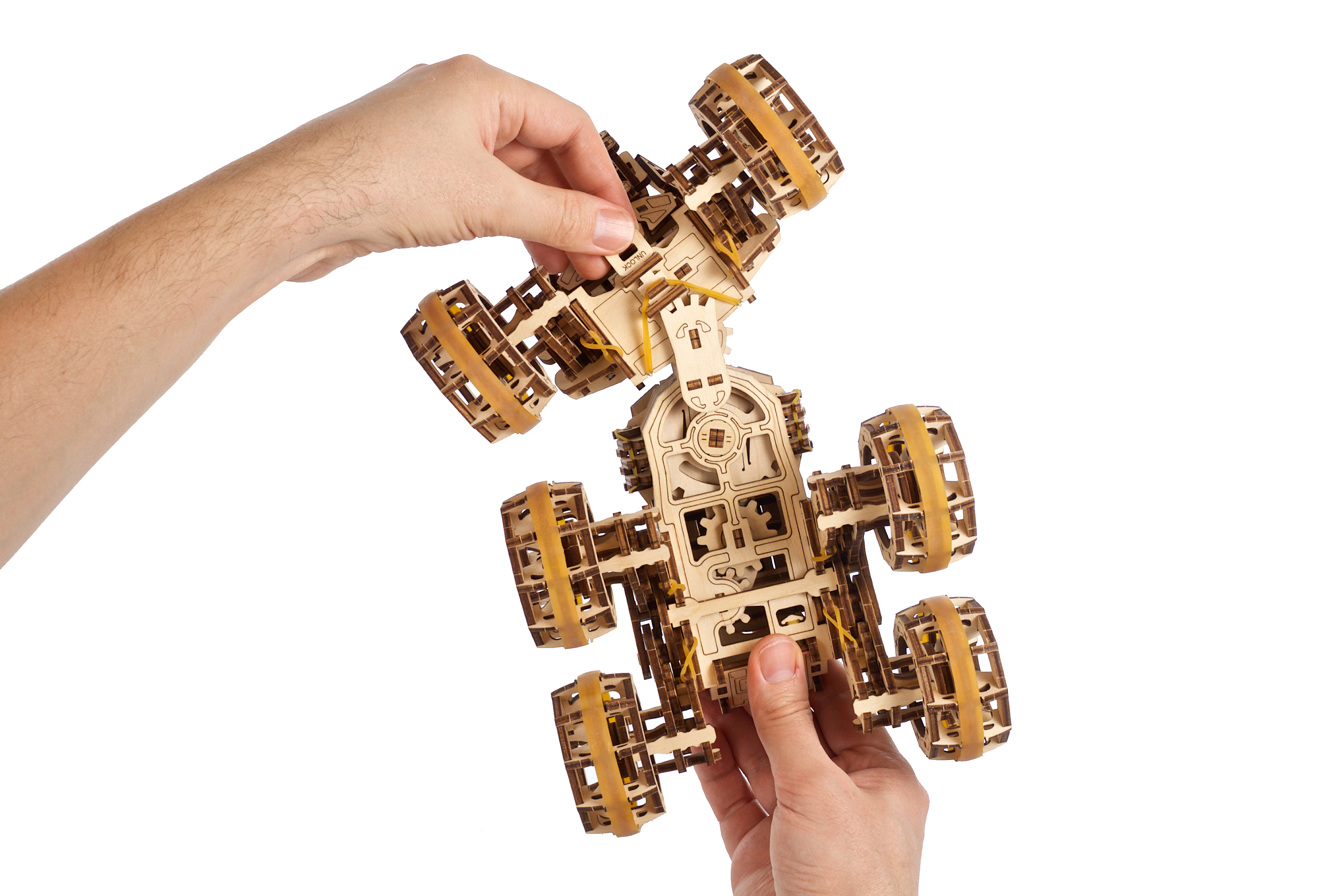 U-Gears Bemande Mars Rover mechanisch houten bouwpakket