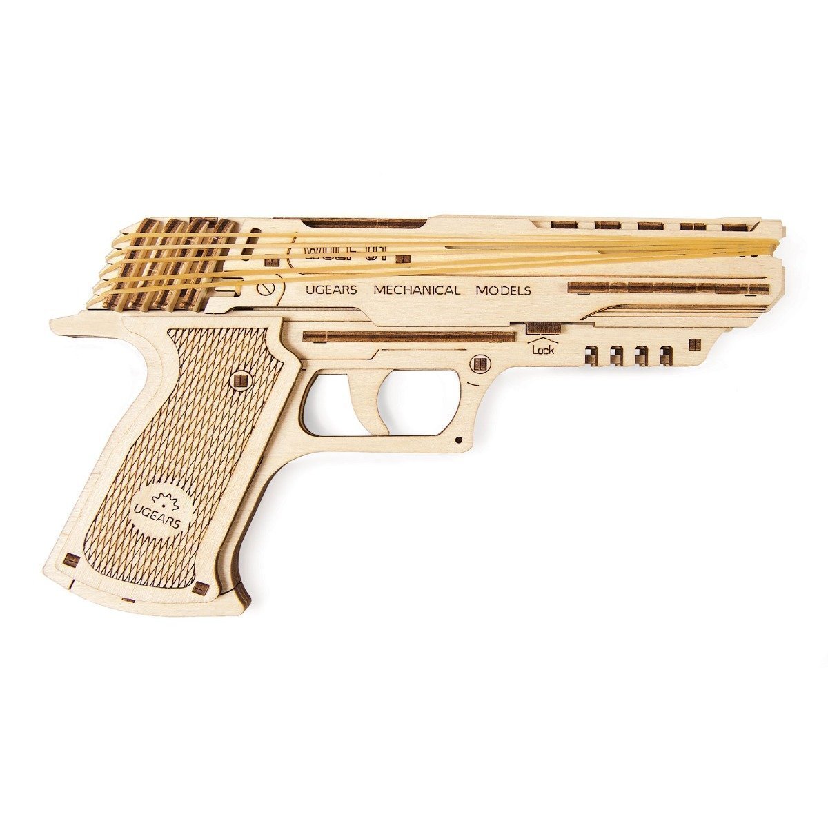 U-Gears Wolf-01 Handgun / Elastiek Pistool 1/1