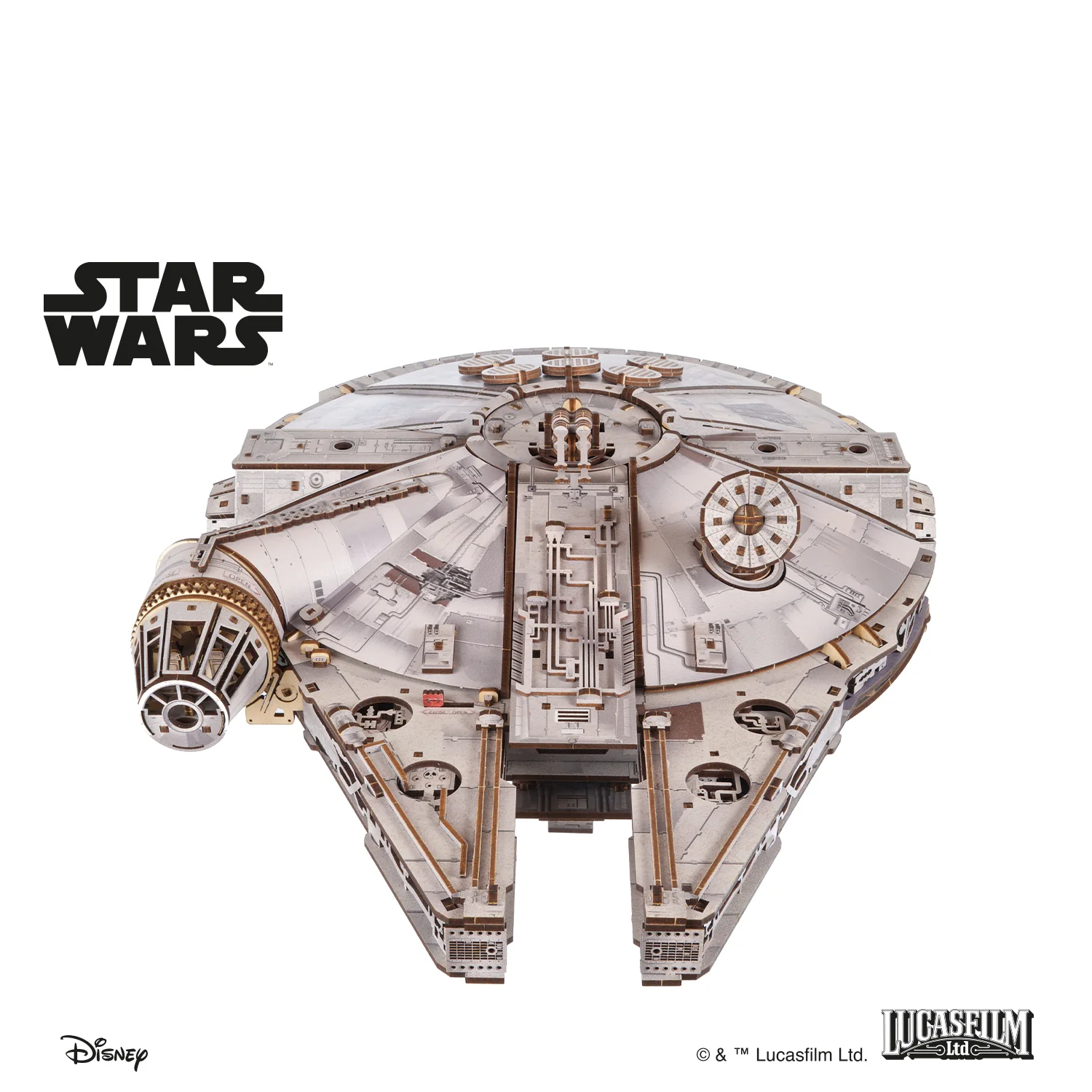 U-Gears Millennium Falcon Star Wars mechanisch houten bouwpakket
