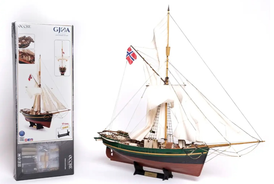 Occre Gjøa modelschip Amundsens Poolschip 1/45