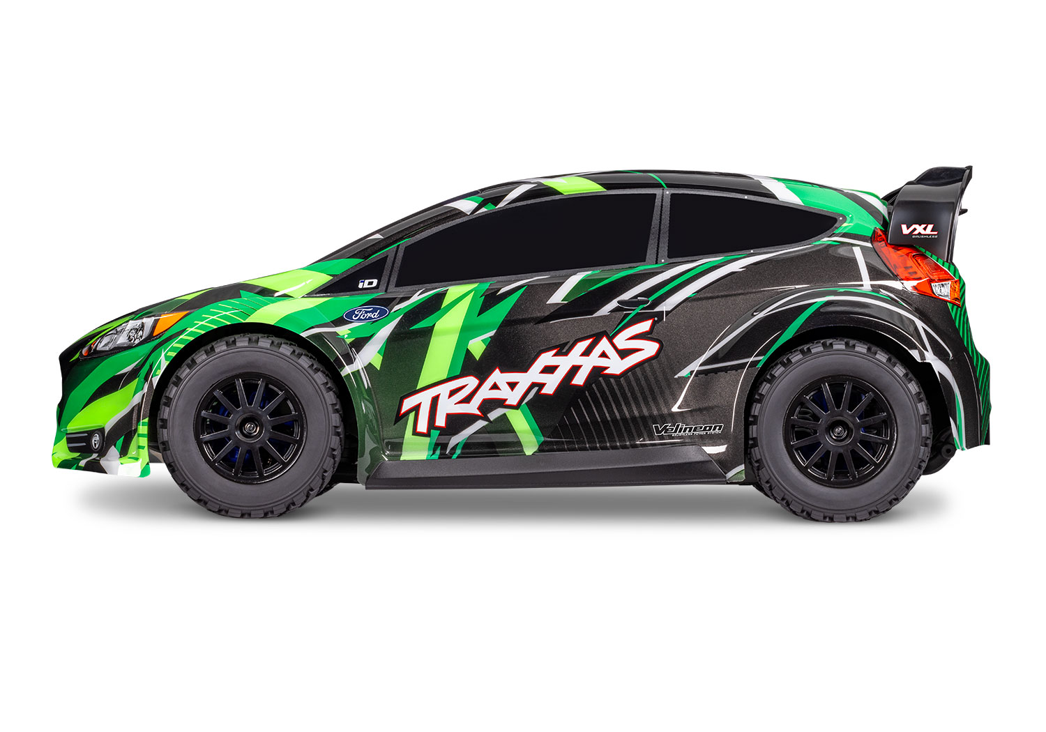 Traxxas Ford Fiesta ST Rally VXL 4x4 TQ 1/10 Scale Brushless Rally Car Green