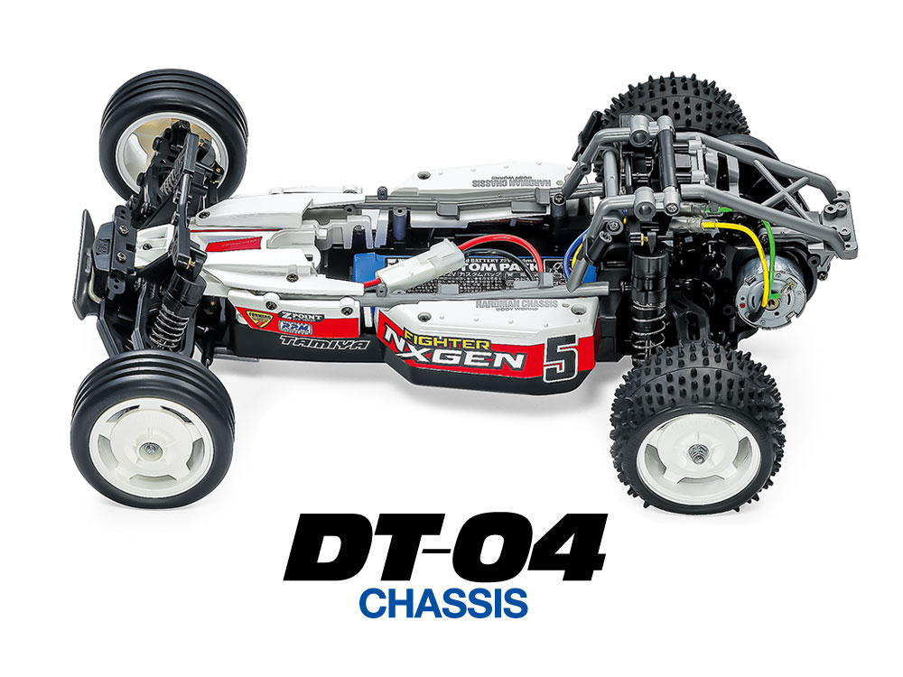Tamiya R/C FIGHTER NXGEN DT-04 2WD Buggy Chassis Kit 1/10