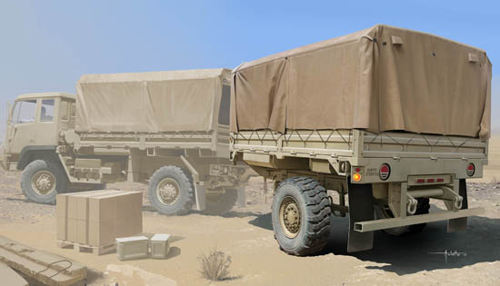 Trumpeter M1082 LMTVT Trailer 1/35