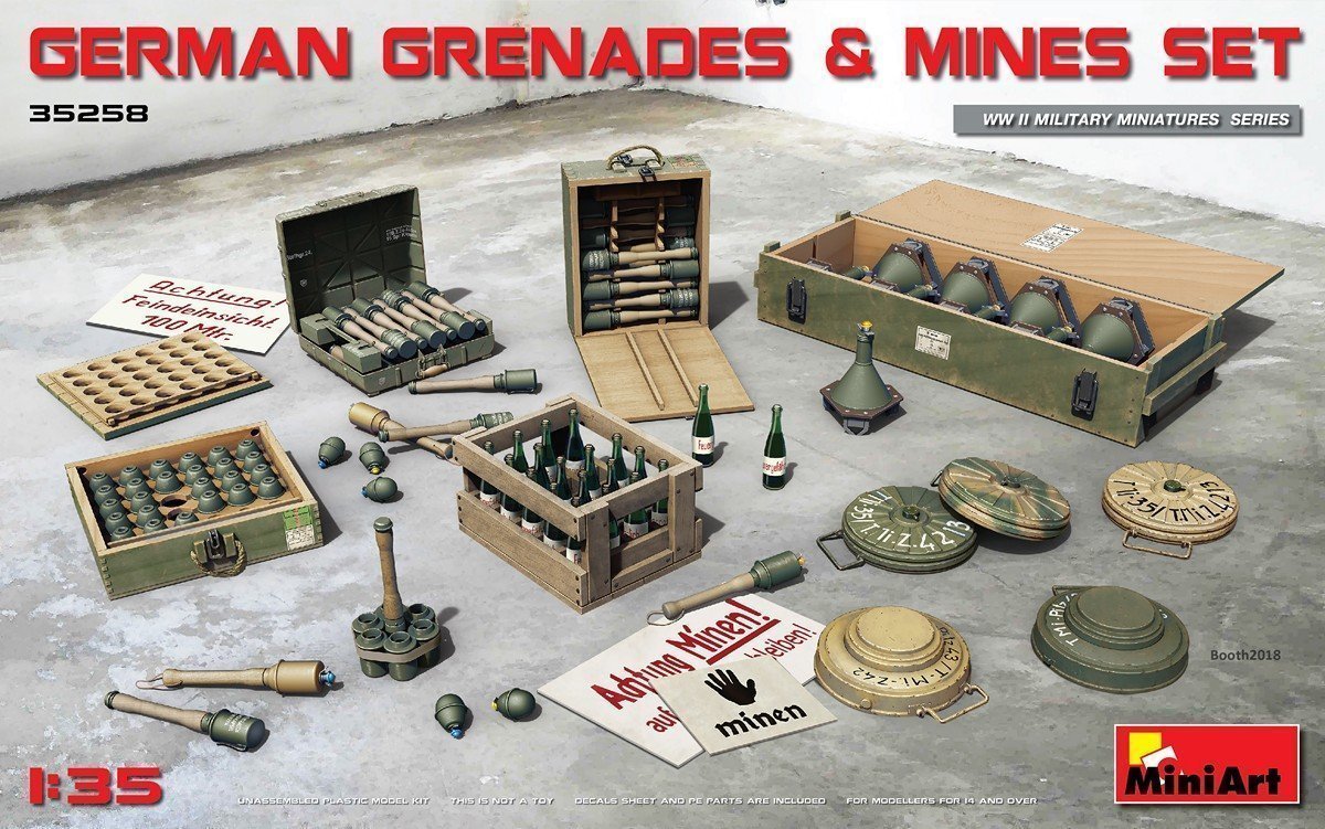 MiniArt German grenades & mines set 1/35