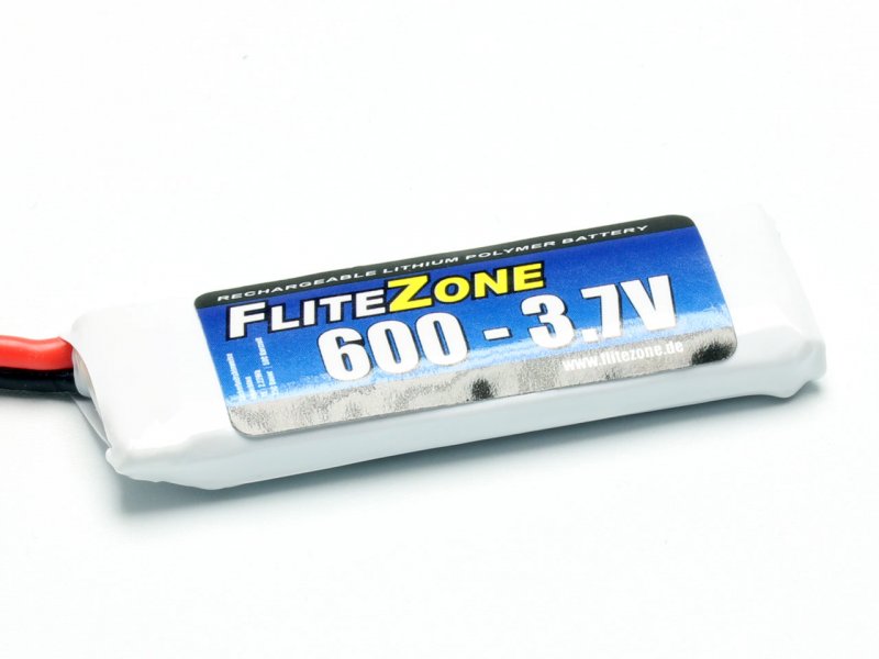 FliteZone 3.7 Volt 600mAh LiPo Accu