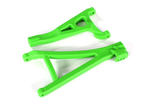 Traxxas Suspension arms green front (right) heavy duty (upper (1)/ lower (1))