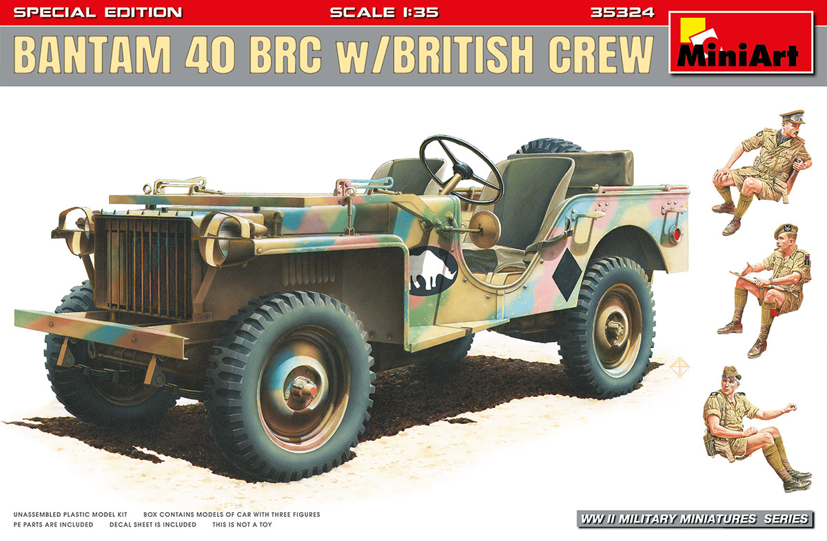 MiniArt Bantam 40 BRC w/British Crew 1/35