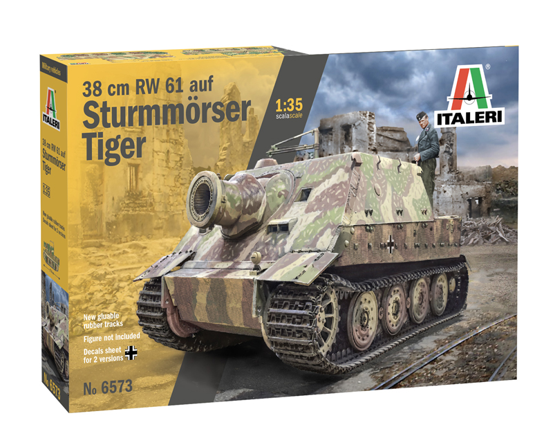 Italeri 38 cm RW 61 auf Sturmmorser Tiger 1/35