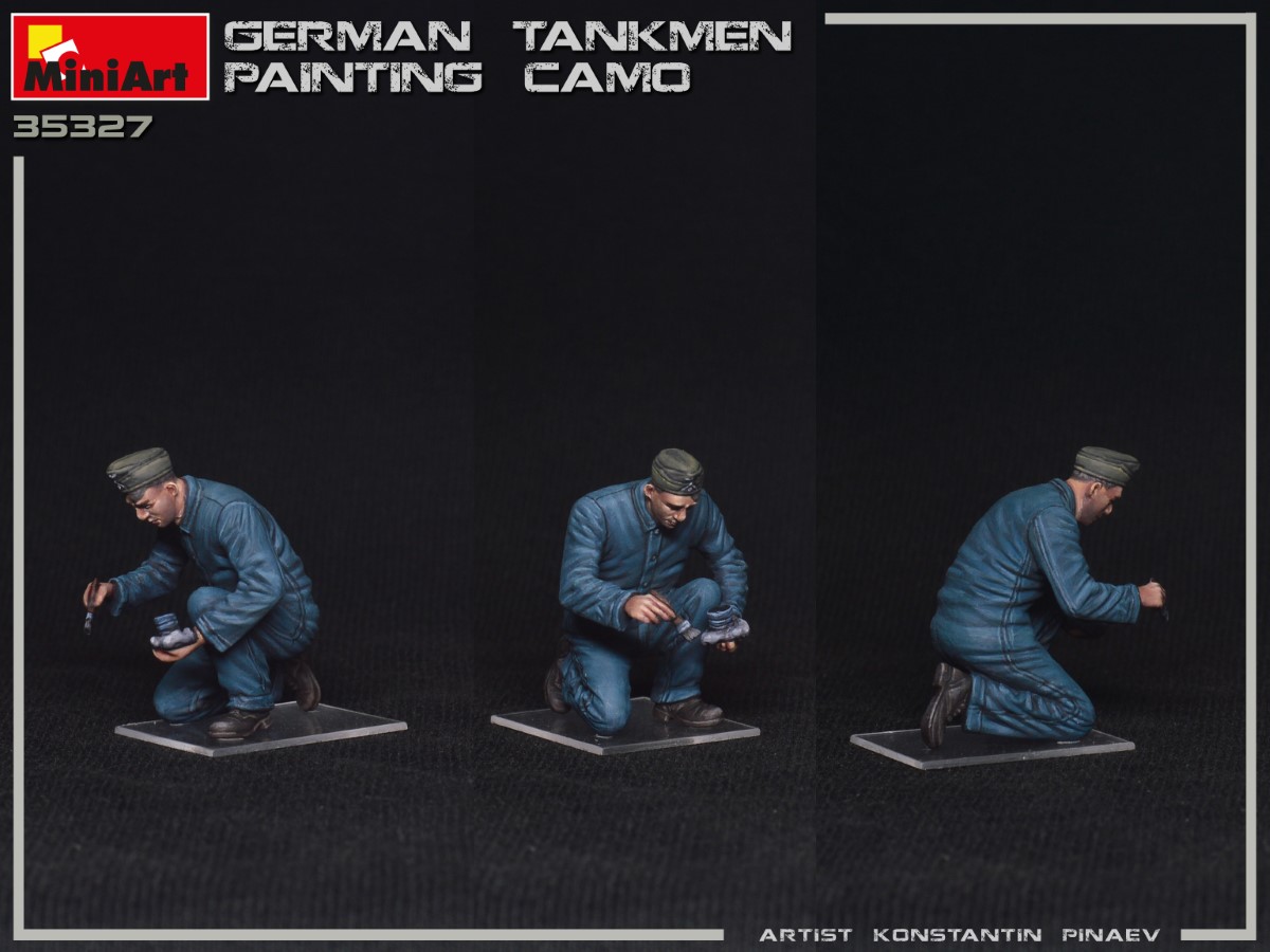 MiniArt German Tankmen Painting Camo 1/35